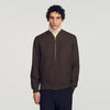 New Teddy Zip-up jacket Taupe