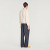Jones Cotton Jacket Cotton Zip-Up Jacket Ecru