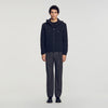 Orion Hooded Zip-Up Jacket Black