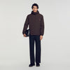 Orion Hooded zip-up jacket Taupe / Kaki