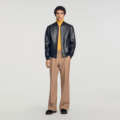 New Monaco Leather jacket Black