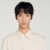 Joker Minimal Long-Sleeved Jersey Shirt Ecru
