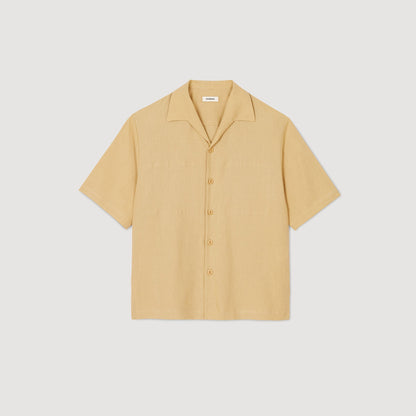Requin Linen Mc Cotton And Linen Shirt Nut