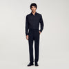 New Seamless Stretch Plain Shirt Black