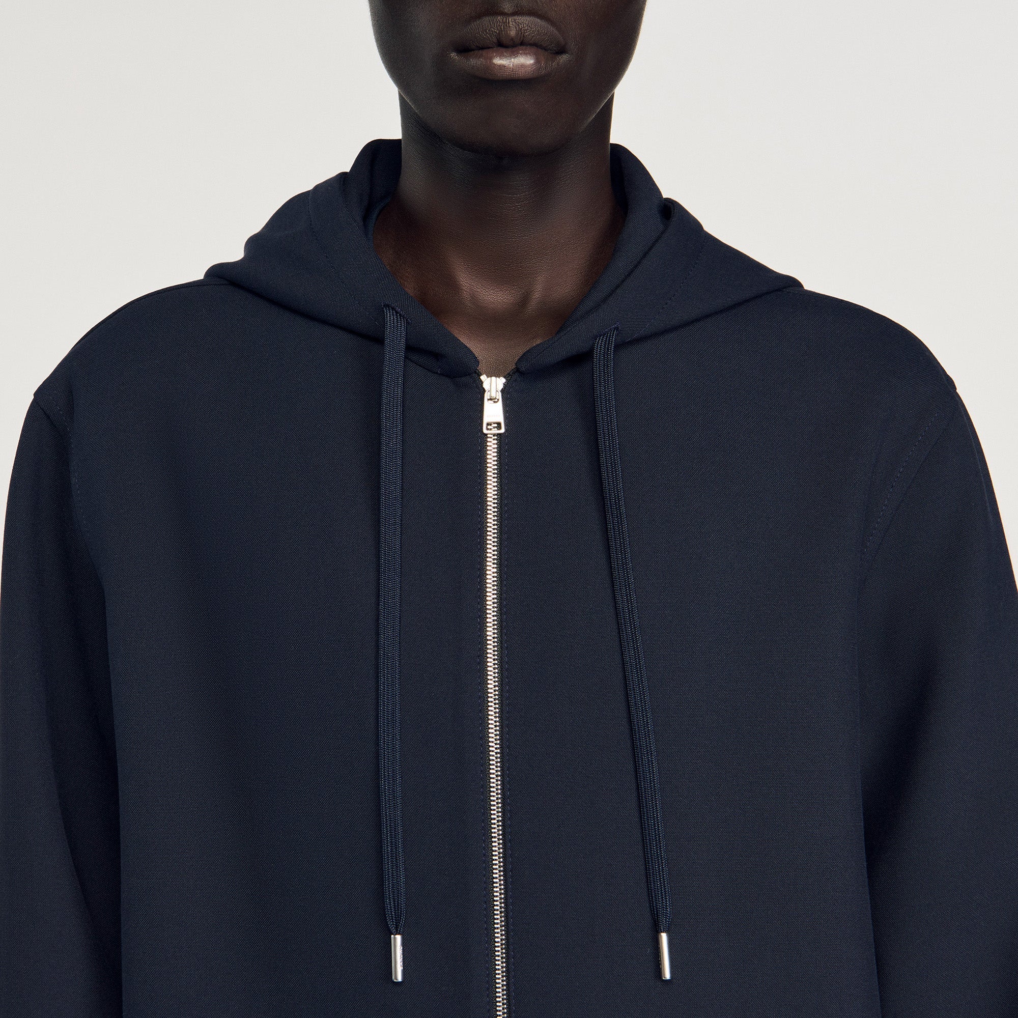 Hooded Shirt Navy Blue