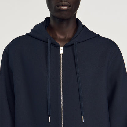 Hooded Shirt Navy Blue