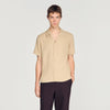 New Requin Mc Loose-Fit Shark Collar Shirt Cappucino