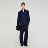 Joker Pocket Patch Pocket Shirt Navy Blue
