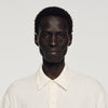 Jersey Cross Shirt Square Cross Cotton Jacquard Shirt White