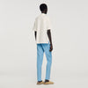 Jersey Cross Shirt Square Cross Cotton Jacquard Shirt White