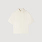 Jacquard Cross Shirt Mc Square Cross Loose-Fit Shirt White