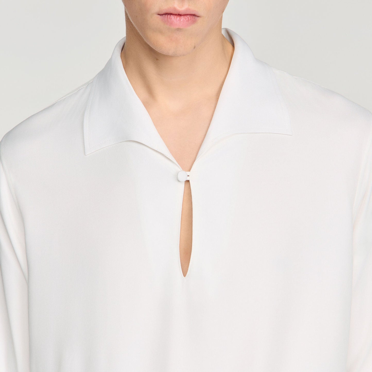 Tunisia Shirt Tunic-Effect Shirt White
