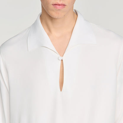 Tunisia Shirt Tunic-Effect Shirt White