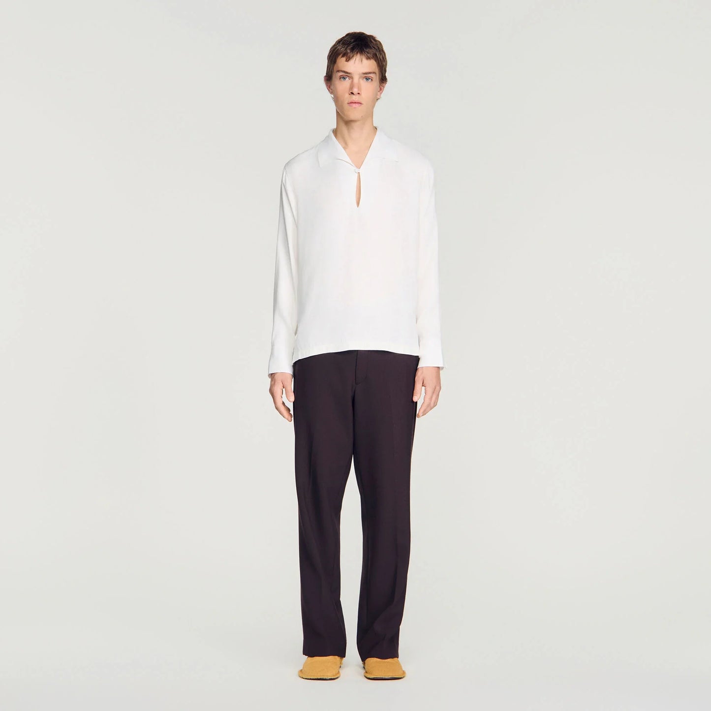 Tunisia Shirt Tunic-Effect Shirt White