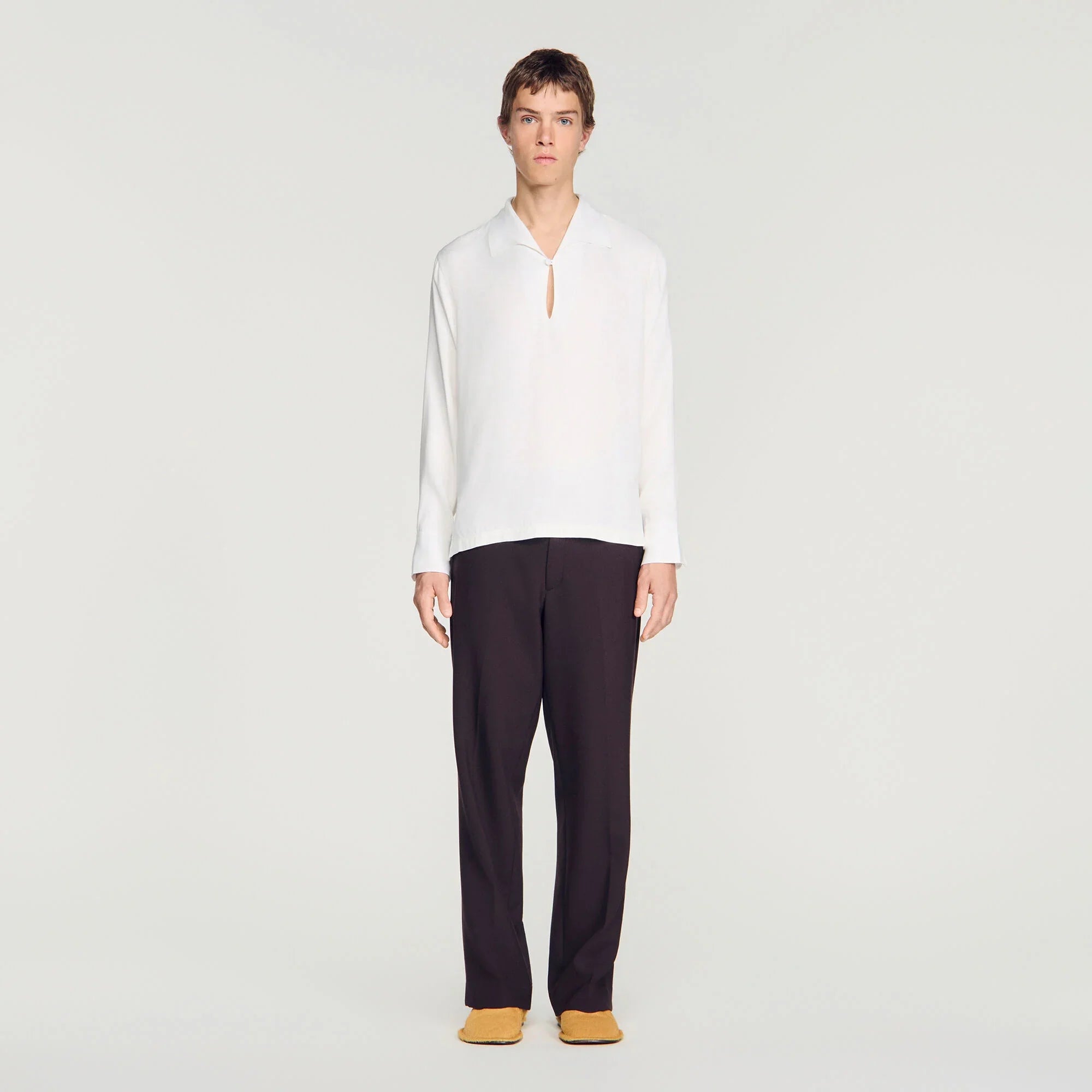 Tunisia Shirt Tunic-Effect Shirt White