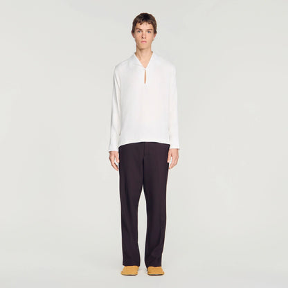 Tunisia Shirt Tunic-Effect Shirt White