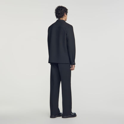 Joker Zip Shirt Zipped Shirt Black