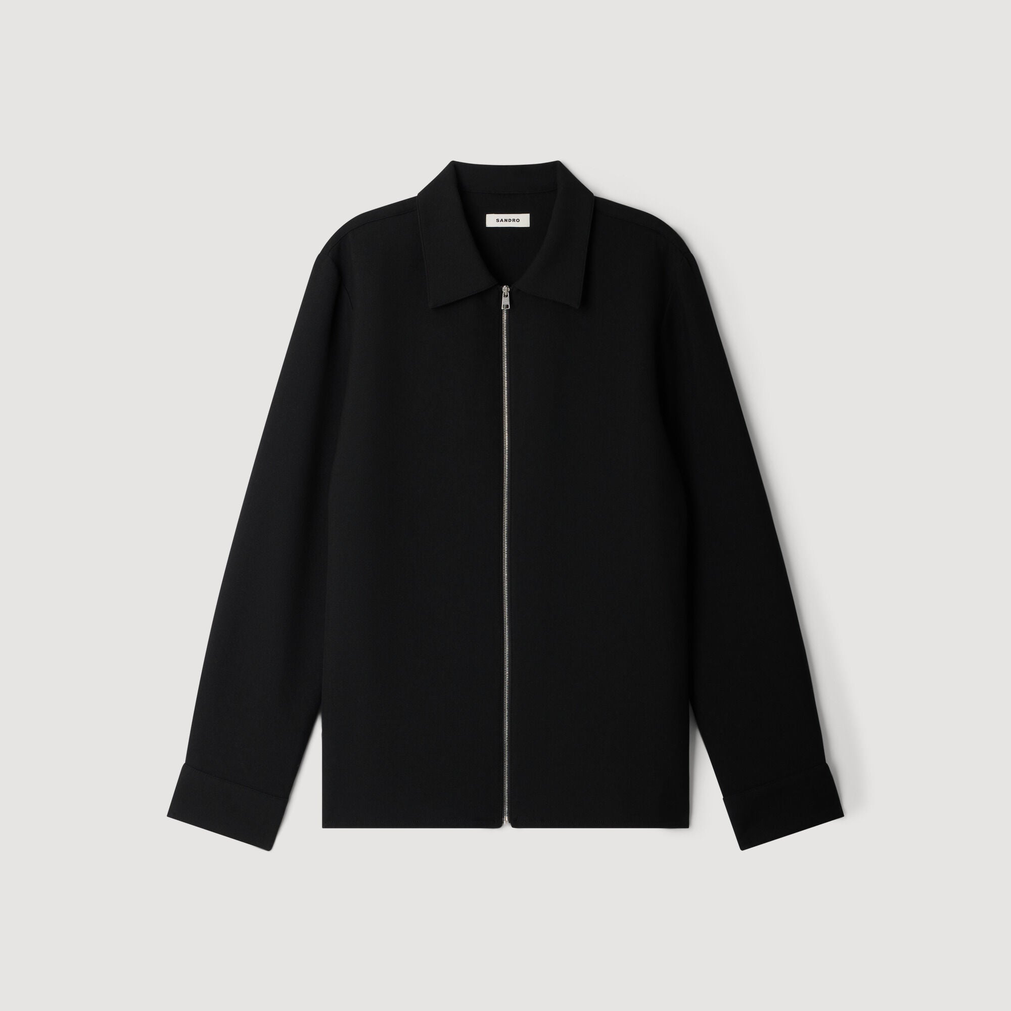 Joker Zip Shirt Zipped Shirt Black
