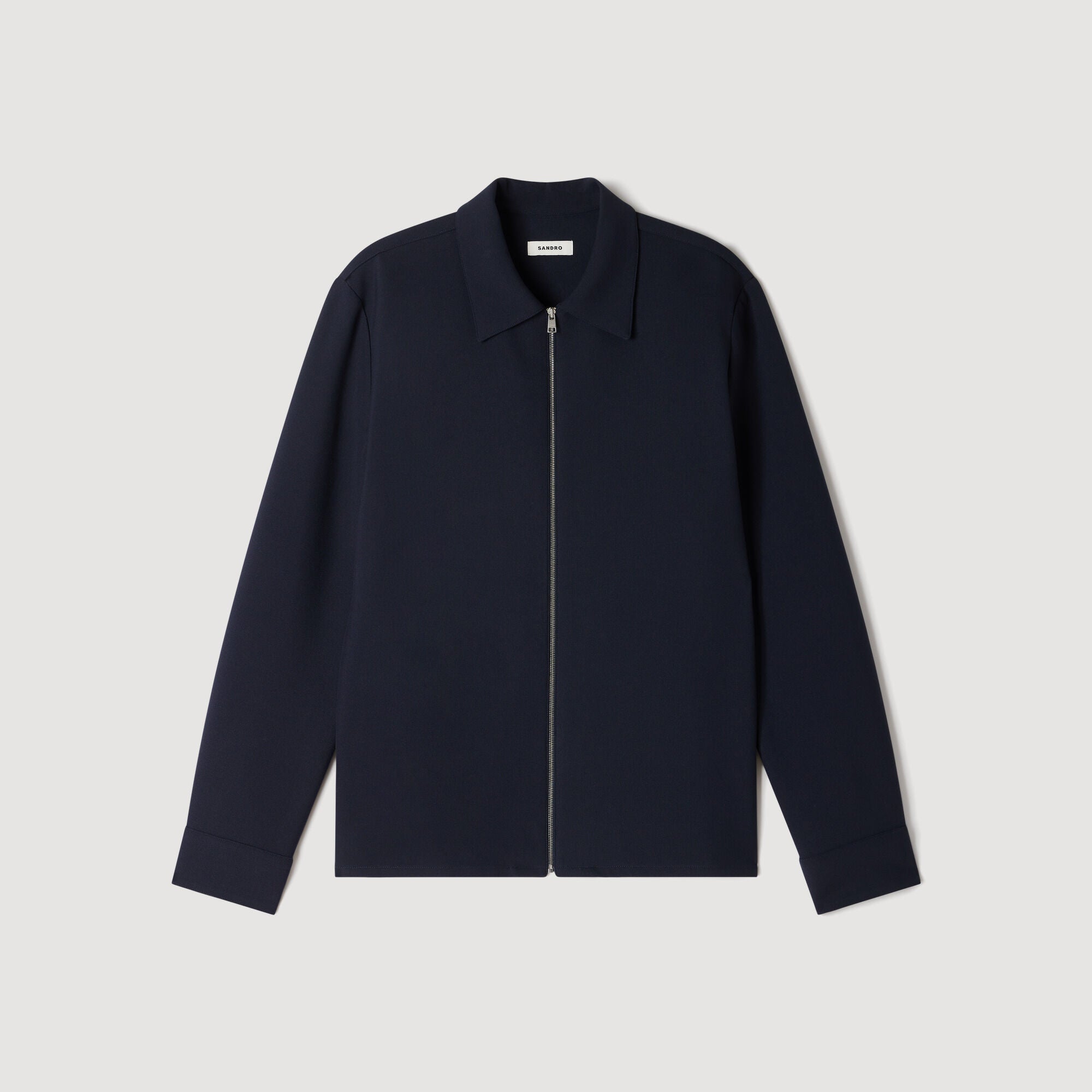 Joker Zip Shirt Zipped Shirt Navy Blue