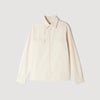 Flannel Pocket Shirt Cotton flannel shirt Ecru