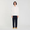 Crinkle Shirt Crinkled loose-fit shirt White