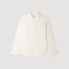 Crinkle Shirt Crinkled loose-fit shirt White