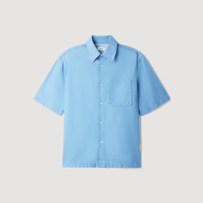 Oversize Bleached Shirt Loose-fit faded shirt Chambray