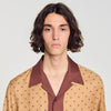 Micro Cross Mc Micro cross motif shirt Camel