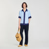 Micro Cross Mc Micro cross motif shirt Sky Blue