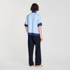 Micro Cross Mc Micro cross motif shirt Sky Blue