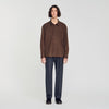 Oversize Plain Shirt Oversized cotton shirt Tobacco Brown