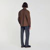 Oversize Plain Shirt Oversized cotton shirt Tobacco Brown