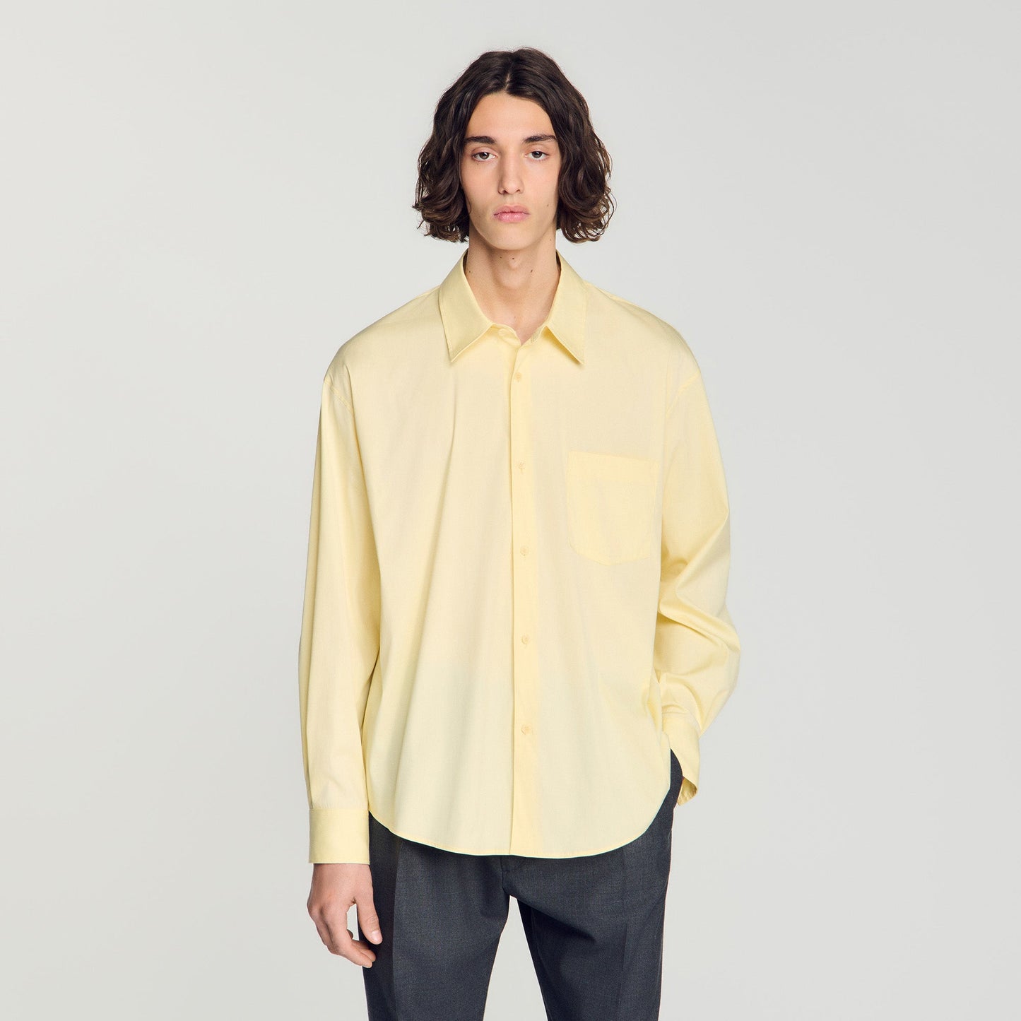 Oversize Plain Shirt Oversized cotton shirt Souffre