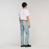 Regular Stonewash And Whiskers Regular jeans Light Blue - Denim