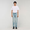 Regular Stonewash And Whiskers Regular jeans Light Blue - Denim
