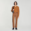 Regular Gold Cross Square Cross motif jeans Tobacco Brown