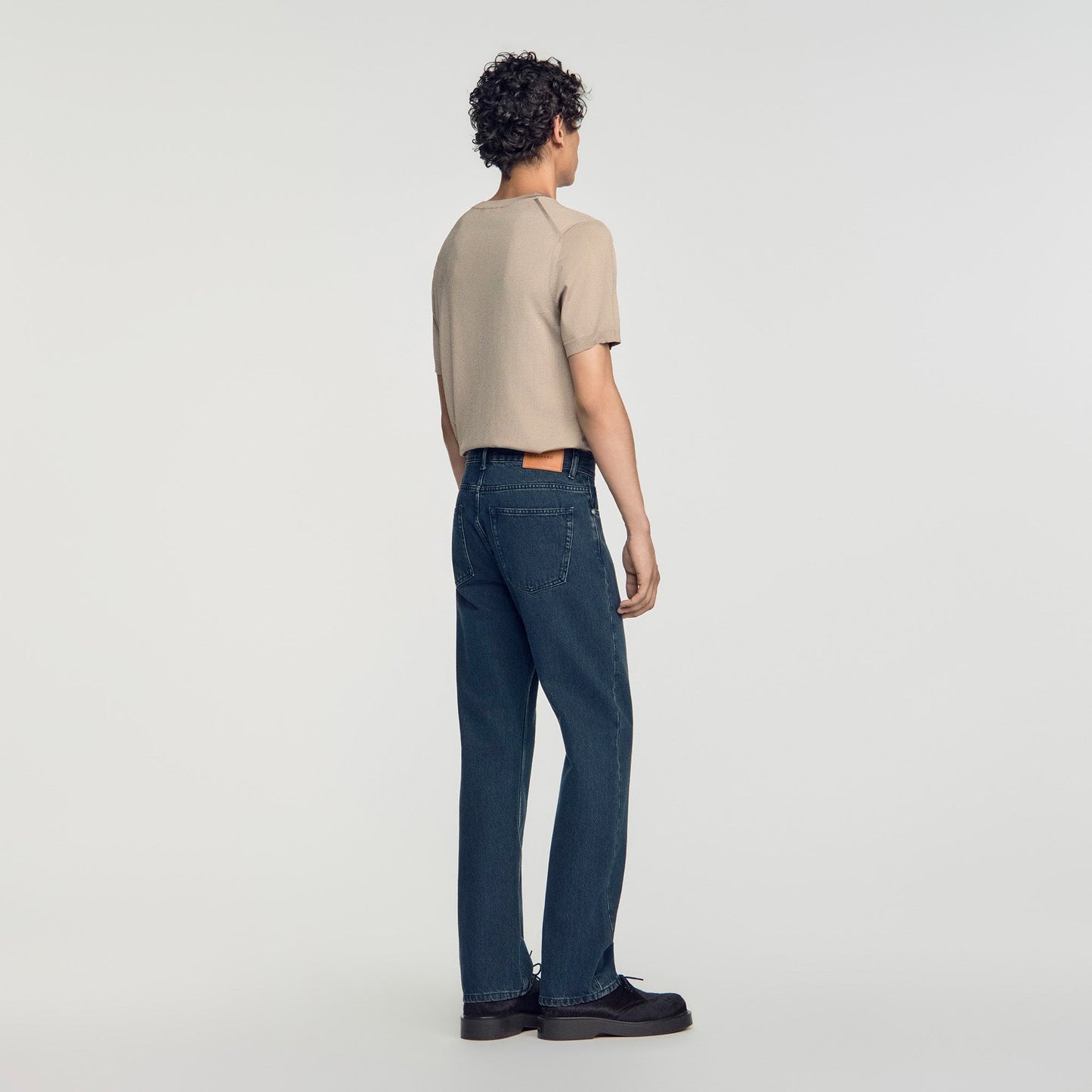 Regular Blue Grey Regular faded jeans Grey / Blu