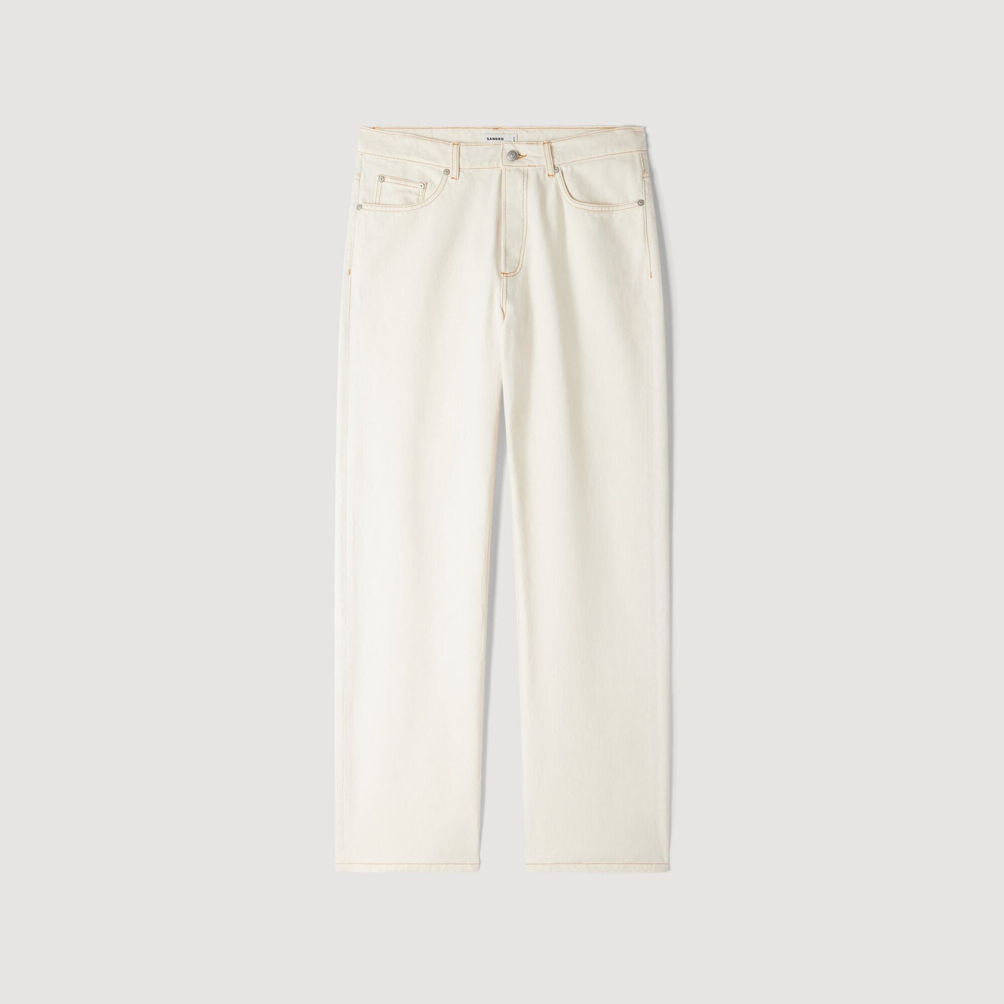 Baggy Ecru Baggy contrast jeans Ecru