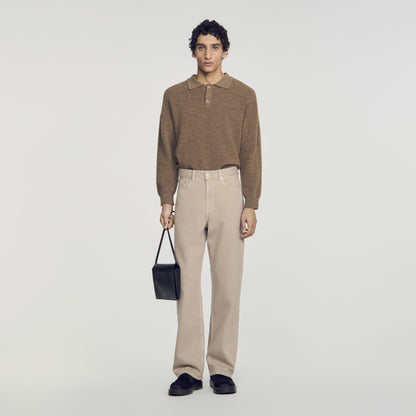 Baggy Beige Overdyed baggy jeans Beige