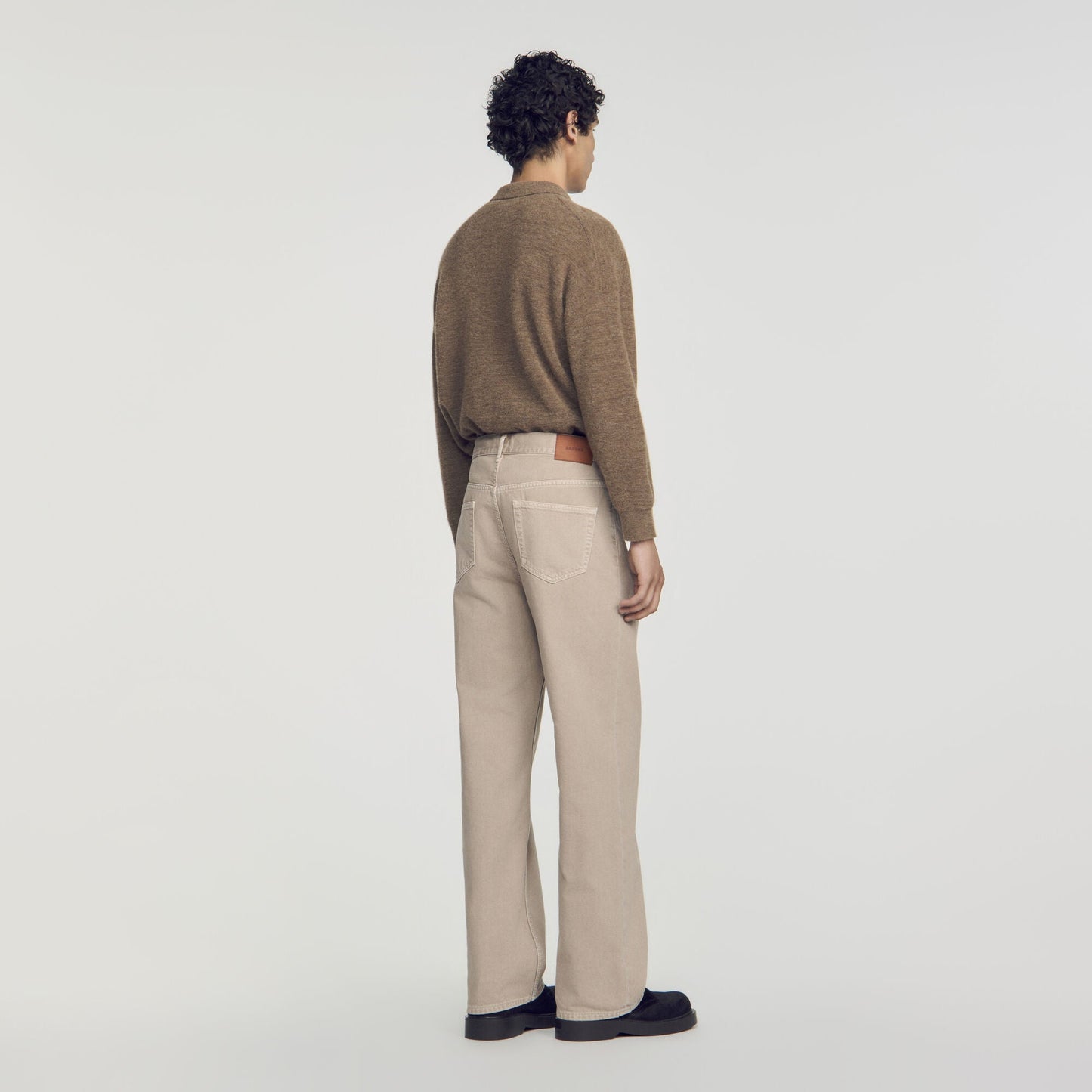 Baggy Beige Overdyed baggy jeans Beige