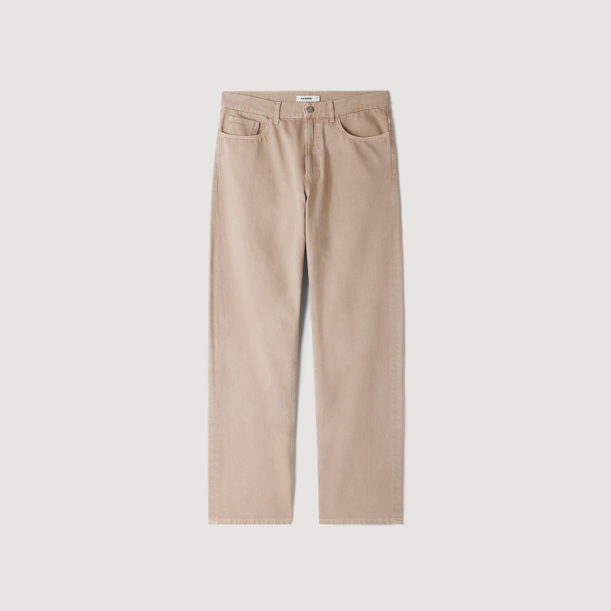 Baggy Beige Overdyed baggy jeans Beige