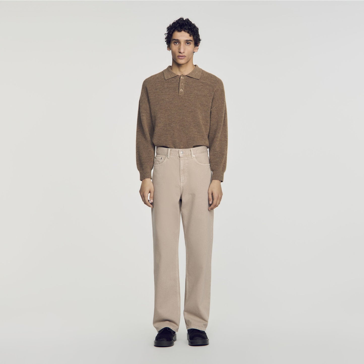 Baggy Beige Overdyed baggy jeans Beige