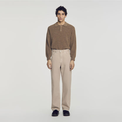 Baggy Beige Overdyed baggy jeans Beige