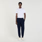 Home Jogging Patch En Cuir Knit Jogging Bottoms Navy Blue
