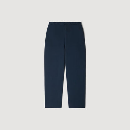Sandro Logo Jogging Cotton Jogging Bottoms Navy Blue