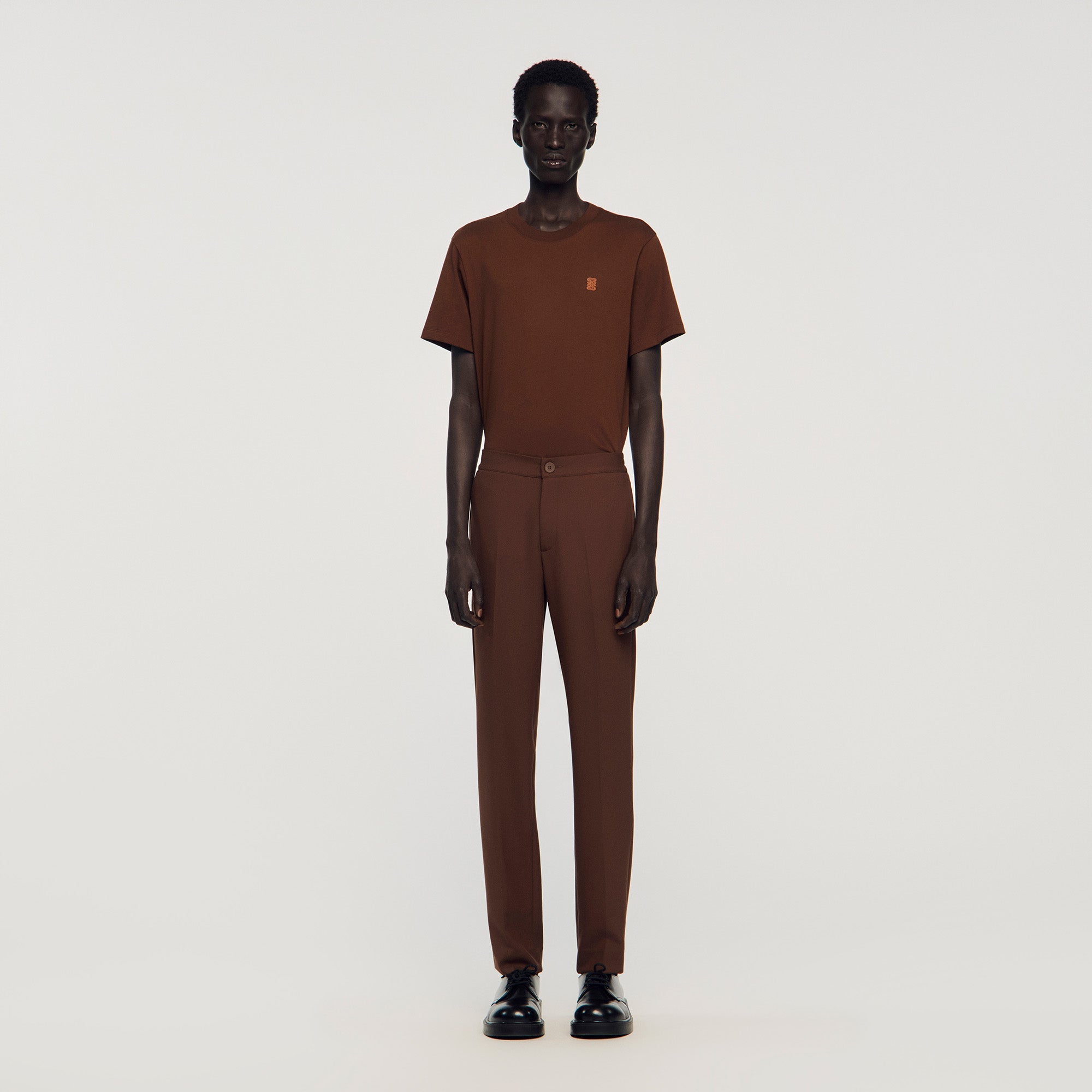 Jersey Jersey Trousers Cognac