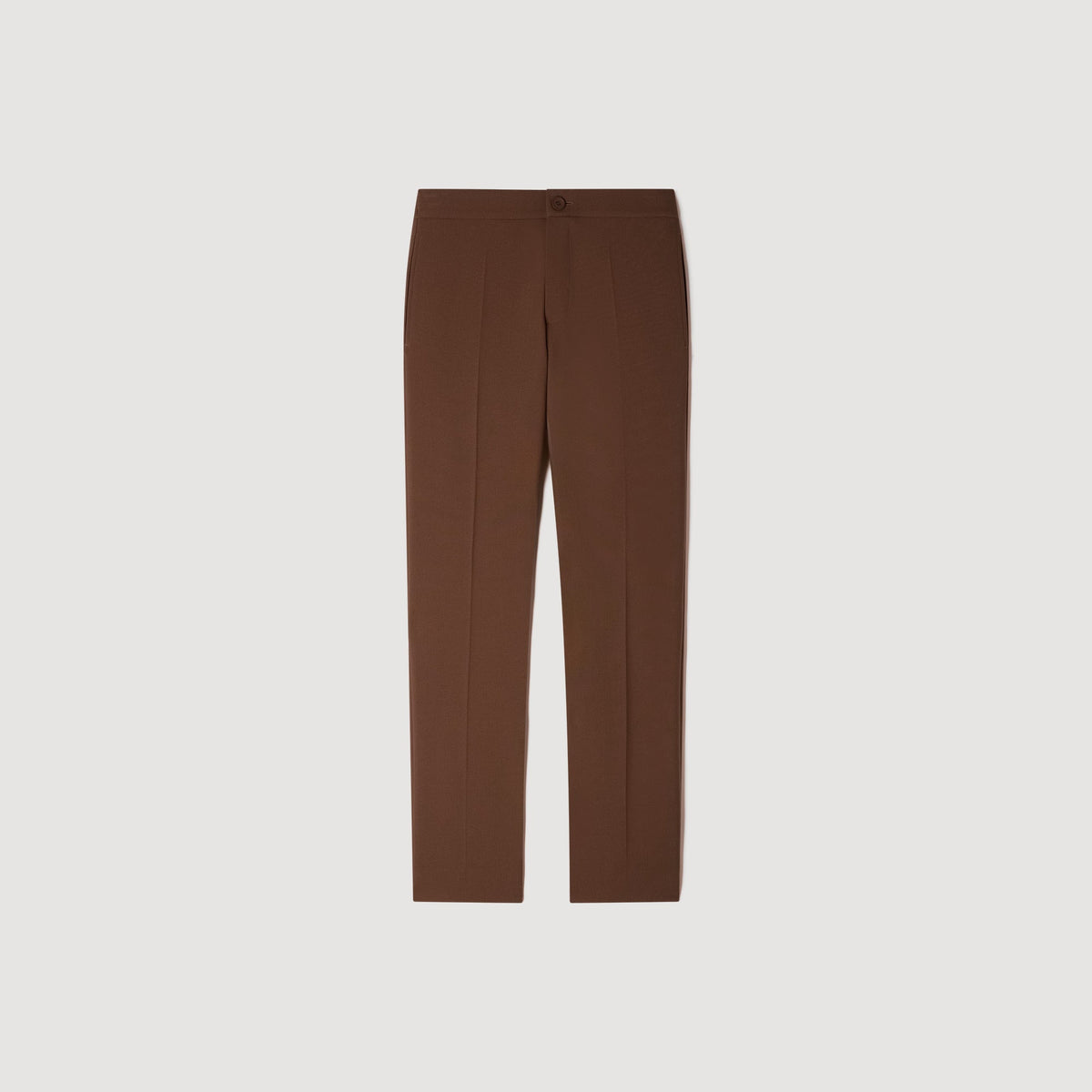 Jersey Jersey Trousers Cognac