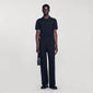 Large Jersey Wide-Leg Pants Black