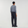 Large Jersey Wide-Leg Trousers Dark Grey