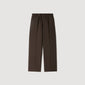 Large Jersey Wide-leg trousers Dark Taupe